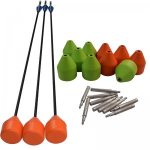 157944 Safy PU Arrowhead Soft Sponge Arrow Heads for Archery Combat Game Cs Shooting
