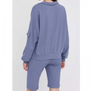 Elastisk slät jersey sportdräkt