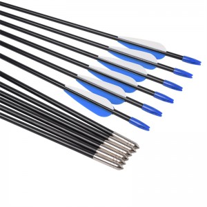 Elong Outdoor 110083 26Inch ID5mM Fiberglass Shaft Arrow Archery Recurve Bow Shoote