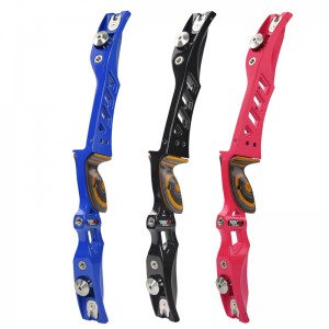 Nika bågskytte 220011 21 tum ILF LH Recurve Bow Riser för bågskytte tonåringar utomhussportskytte