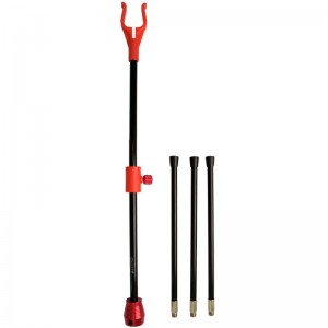 Nika bågskytte 46st01 250gram bärbar justerbar båge står för bågskytte recurve båge fotografering