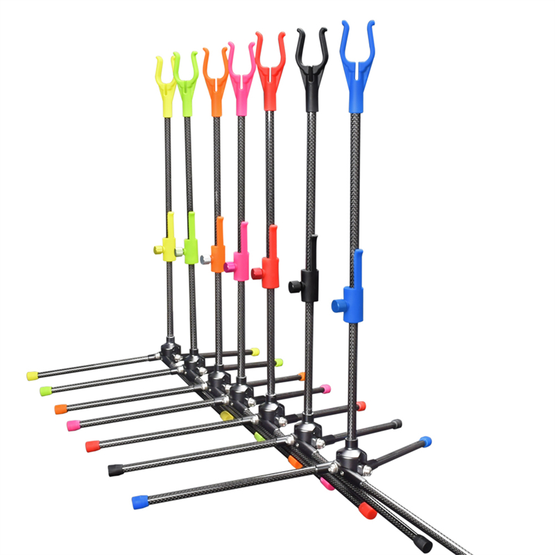 Nika Archery 46st06 3K Carbon Recurve Bow Stand för Achery Recurve Bow Holder