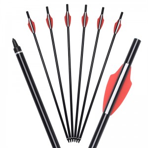 Elong Outdoor 110300-01 20Inch Airgun Aluminum Shaft Crossbow Bolt Bågskytte Arrow Skytteutrustning