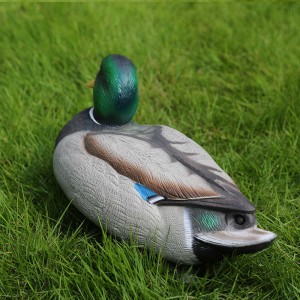 Plast Duck Decoy Mallard Kvinna Duck Drake Floating Keel Deadly Jakt Lure