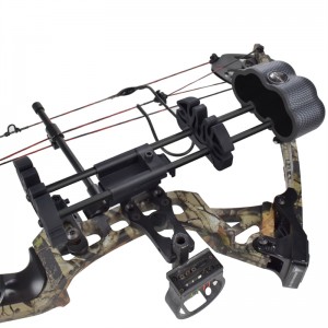 Nika Bågskytte 430007 Bågskytte Tillbehör 5 Pilar Enkel Quiver för att jaga Crossbow och Sammansatt båge