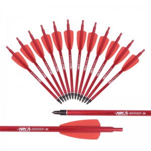 Nika Bågskytte 113173-02 7.5INCH Aluminium Crossbow Bolt för COBRA ADDER/R9/RX Crossbow Jakt