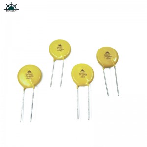 Kina Original Tillverkare, Yellow Silicon Mov 20mm 20d681 680V Zov Varistor Mov för överbelastningsskydd