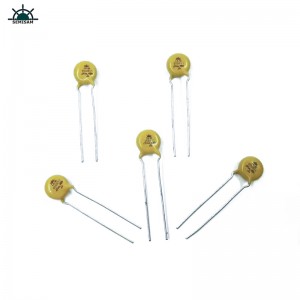 Kina ODM Electronics Components, gul MOV 7mm HVR07D511K Zinkoxidvaristor för hushållsapparat