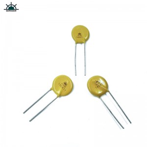 Kina Elektronikkomponenter, gul MOV 14mm 14d471 470V Varistor Zov Insestial Varistor