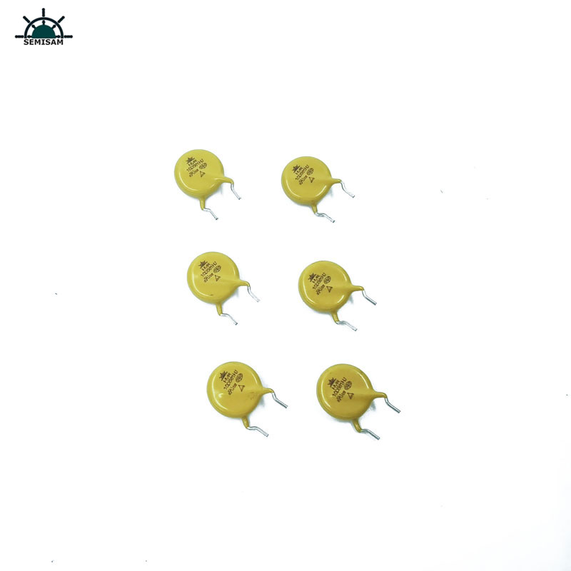 Kina Elektronikkomponenter, gul MOV 10mm 10d561 560V Zov Varistor Mov för överbelastningsskydd