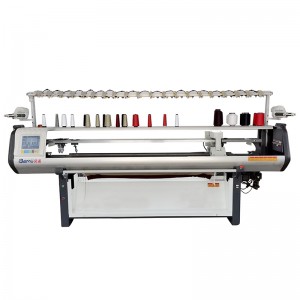 80 tum krage och manschetter platt stickmaskin