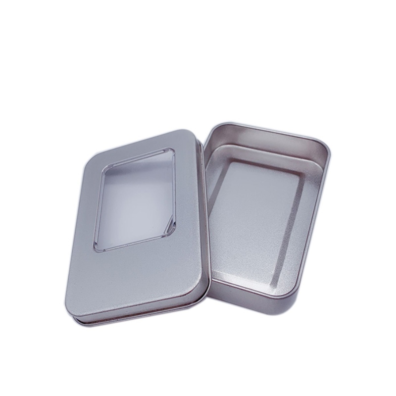 Heta produkter USB Tin Box Customizable Logo Leverantörer Metal Presentförpackning Tinplattillverkare (101mm * 70mm * 20mm)