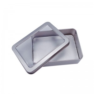 Rektangulär tennlåda (125mm * 90mm * 35mm) specialformad låda