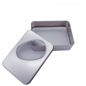 Rektangulär tennlåda (125mm * 90mm * 35mm) specialformad låda