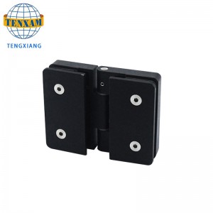 Dusch Hinge Bevel Edge Bathroom Shower Door Hinge Rostfri vägg till glas gångjärn