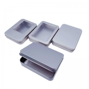 Spelkort Hinge Metal Tin Box Badge Gift Tenn Box 115 * 85 * 22mm