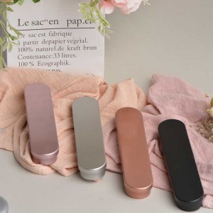 Metalllåda med gångjärnslock frostat presenttennlåda 175 * 38 * 20mm