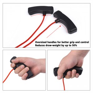 Nika Bågskytte 454008 Crossbow Rope Cocking Device Nylon Crossbow Rope Cocker Aid Cocking String Tool