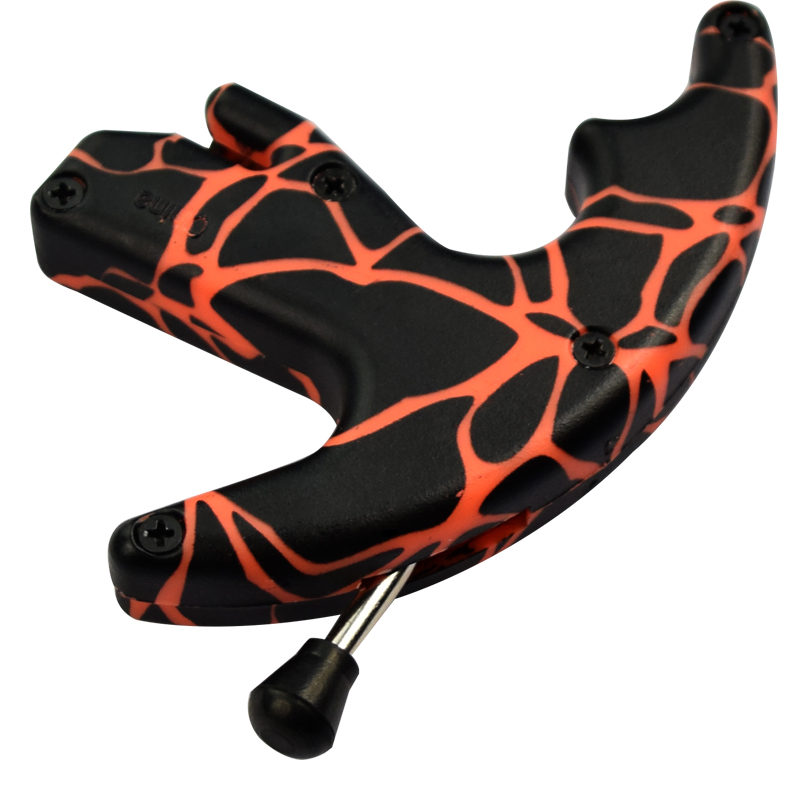 Elong Outdoor 42RA01-OCHS Orange Camo Thumb Release Aid Bågskytte Båge Fotograferingshjälpmedel