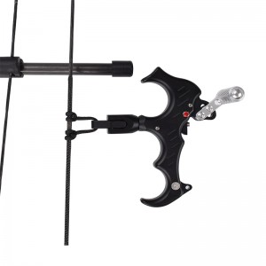 ELONG OUTOME 42RA06-BK 360 GREAD ROTATE CLAMP COUND BOW RELEASE AIDS Svart färg