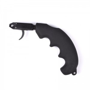 ELONG OUTOME 42RA03 Svart Färg Thumb Release Aid Bågskytte Båge Fotografering med hjälp av frisättningshjälpmedel