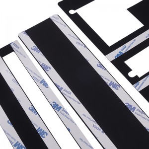 Flamskyddsmedel och lätt att vika PP-isolerande ark 0,25 mm effektisolerande packning Svart 3716 Isoleringsark