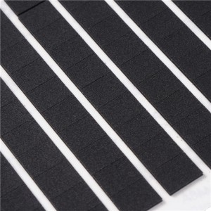 Specialformad Poron LE-20 skum stötdämpning och kompression Svart skum 0,5 mm flamskyddsmedelskum