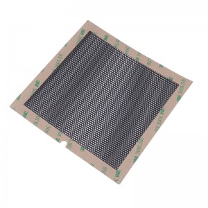 Leveransflamma retardant elektrostatisk PVC Dammsäker Mesh elektrisk utrustning Dammsäker Mesh Impact-resistent 0,1 mm högtalare