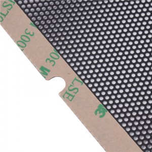 Leveransflamma retardant elektrostatisk PVC Dammsäker Mesh elektrisk utrustning Dammsäker Mesh Impact-resistent 0,1 mm högtalare