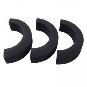 Shock-Absorberande EVA Heteroseksuell Material Flamskyddsmedel Svart Dongguan Skum EVA Heteroseksuell Material Gjutning