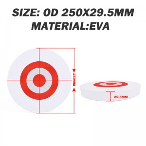 Elong Outdoor 410025-01 Eva Youth Archery Arrow Foam Target för att skjuta Practice Disc Target Foam Disc