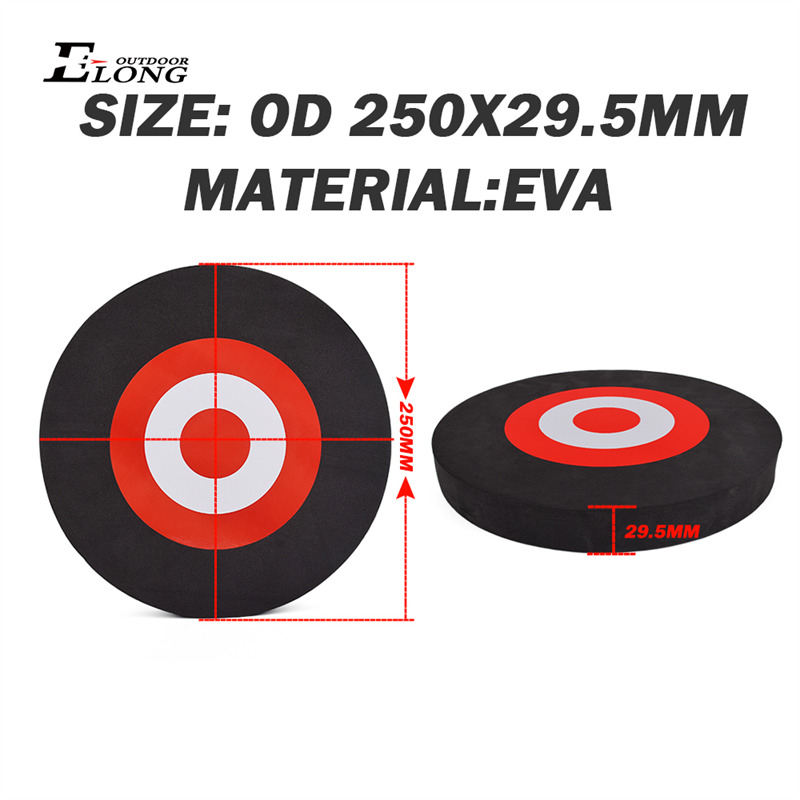Elong Outdoor 410025 Eva Youth Archery Arrow Foam Target för att skjuta Practice Flying Disc Target Foam Disc