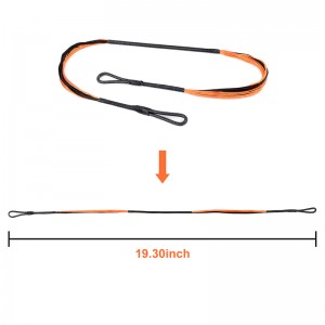 Elong Outdoor 280046-01 19.3inch 20 Strands Crossbow String Orange för Cobra System Adder/R9