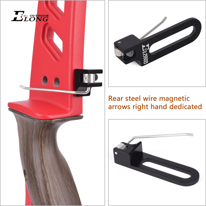 Elong Outdoor 250007-01 RH Aluminium Arrow Rest Recurve Utrustning för Recurve Bow Target Shooting