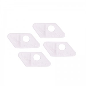 Elong Outdoor 25ar05 RH Transparent Vit Plastpilstöd för Recurve Bow