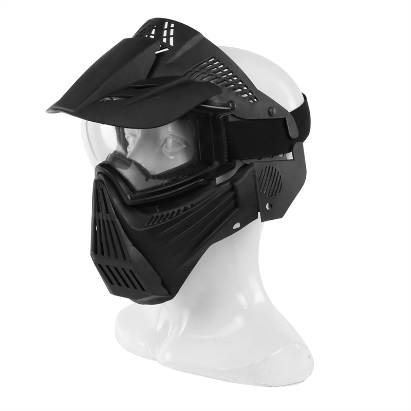 Elong Outdoor 44MA58-BK Airsoft Mask CS Game Tactical Masks Full Face Airsoft Skydda ansiktsskydd