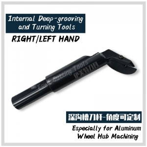 EMET-skärverktyg, bearbetning av aluminiumhjul, internt/external grooving och vridverktyg, djupa spårverktyg, ansiktsgroovingverktyg