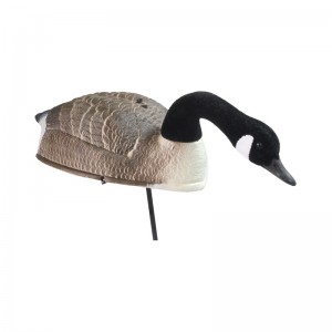 3 huvuden bytbar halvskal plastgoose decoy för jakt och park