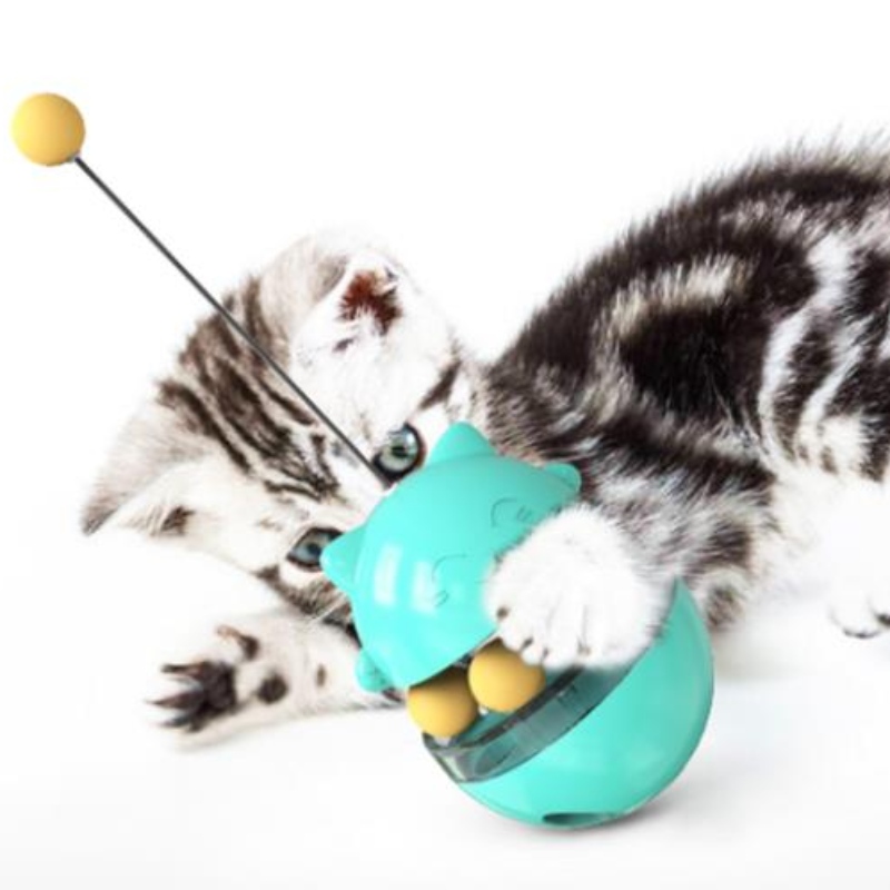 Cat leksaker för katter katt boll leksak interaktiva leksaker interaktiva leksakssteg torn katt leksak