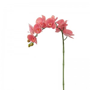 Högkvalitativ real touched single branch artificiell orkidé för försäljning