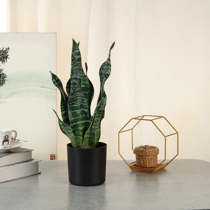 Högkvalitativ realistisk konstgjord växt i kruka för inomhus och utomhus dekorera