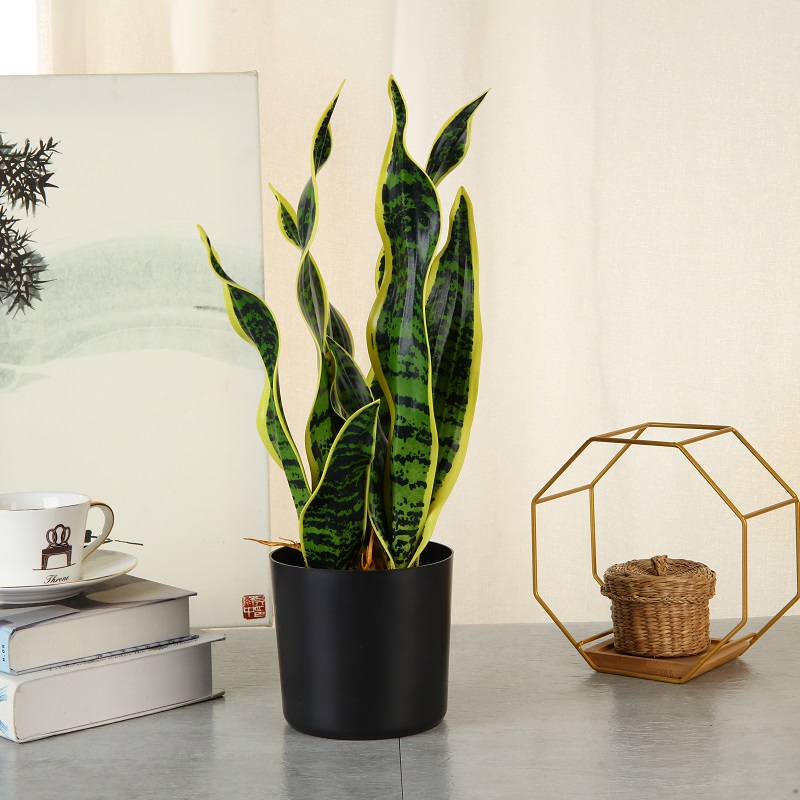 Högkvalitativ realistisk konstgjord växt i kruka för inomhus och utomhus dekorera