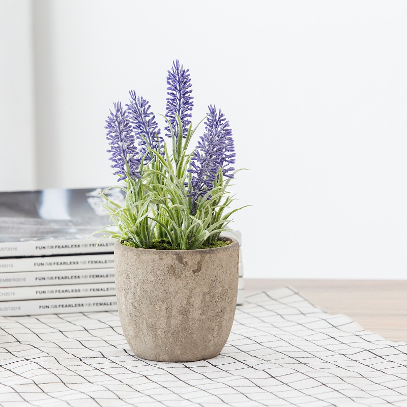 Hot Sale Factory Direct Supply Potted Artificiell Lavendel