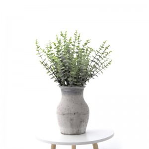 Hög simulering Enkelt gren Artificiell växt Konstgjorda blad för försäljning