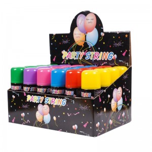 Bionedbrytbar Färgrik Spray Silly String För Bröllopsfestfestival Firande