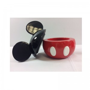 Högkvalitativ härlig Mickey Mouse Resin Home Storage Container Jar