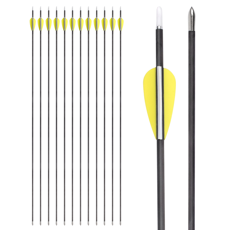 ELONG OUTOME 121125 ID3.2mm PURE Carbon Arrow 32 \\ '\\' Archery Carbon Pilrows för målskytte och övning