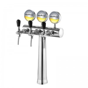 Tre sätt Brass öltorn med LED-ljus