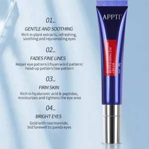 Privat etikett Appti Fuktgivande Anti-Wrinkle Eye Cream Applicator Bosein Polypeptid Revitalizing Eye Cream
