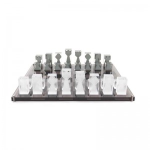 Klassiska leksaker mycket kristall akryl schack uppsättning